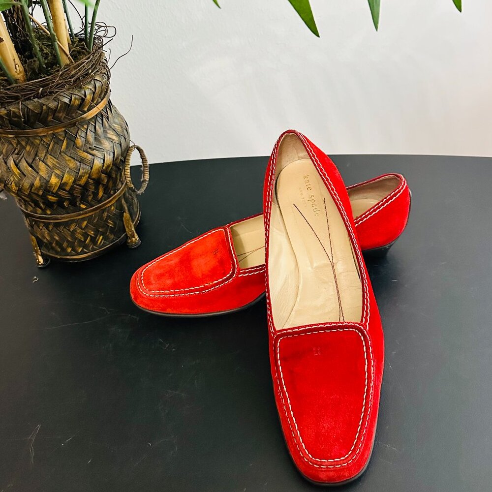 Suede Kate Spade Loafers